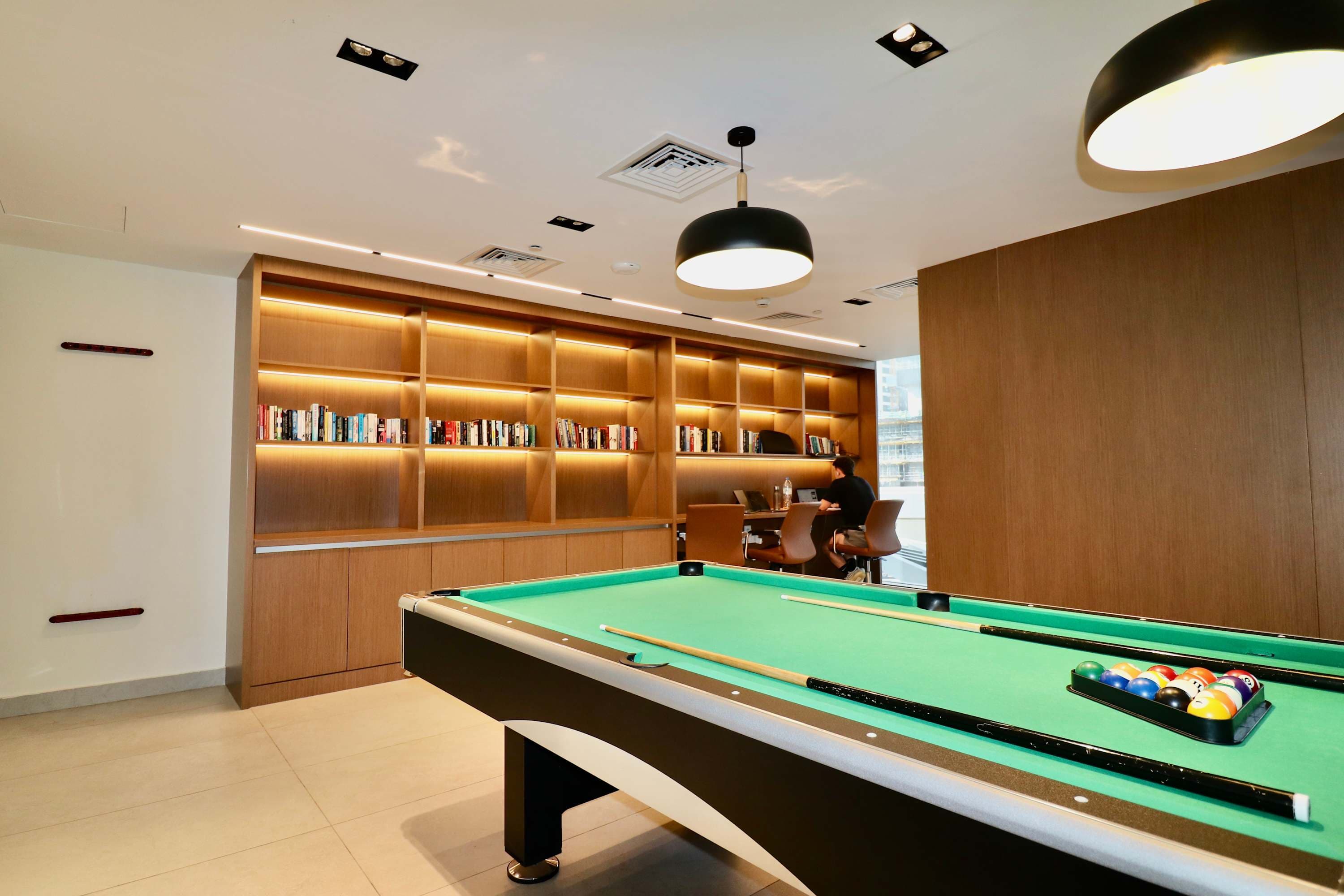 Rentico | Burj View 1BR Apt | Balcony & Foosball — photo 21