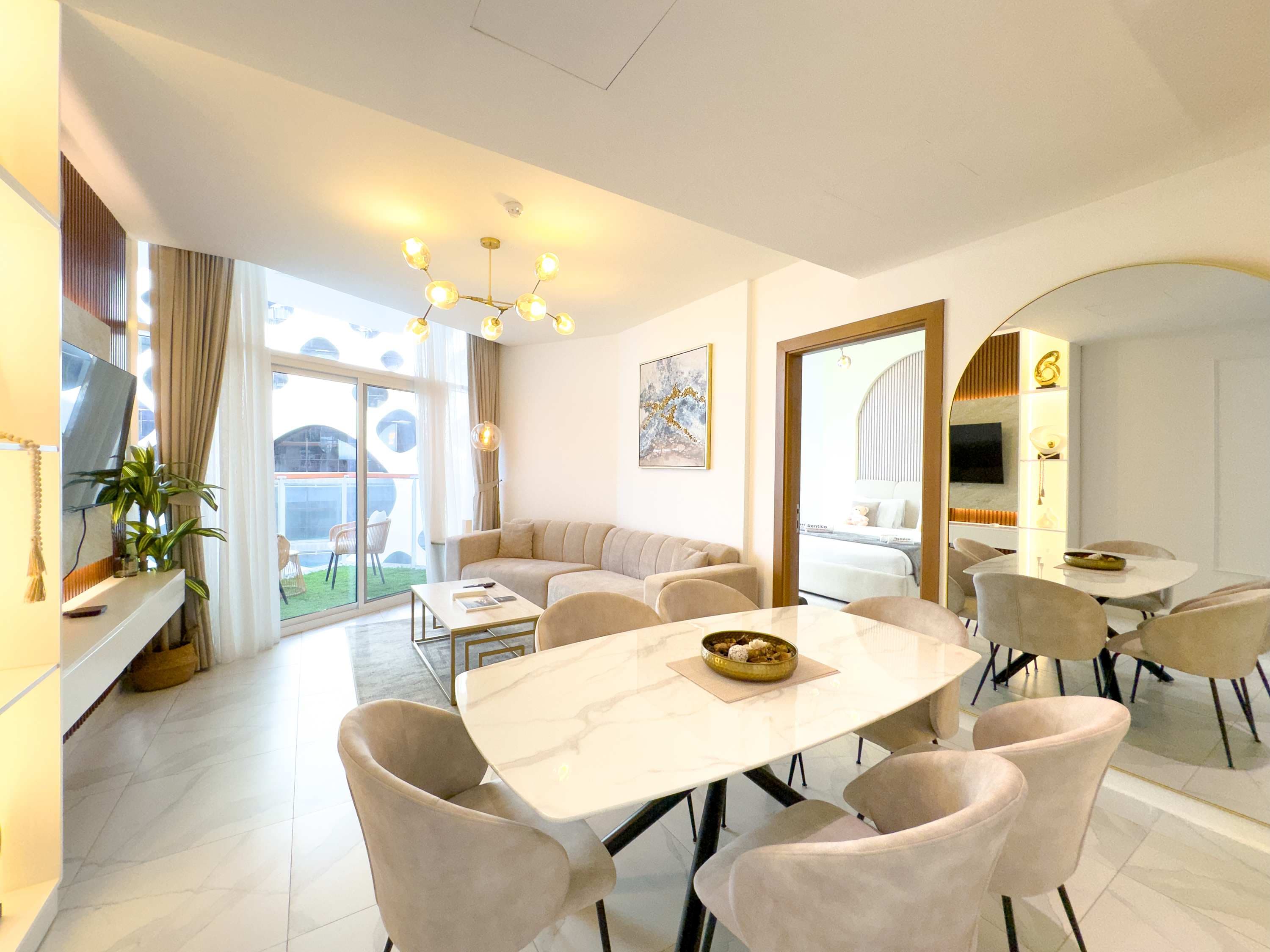 Rentico | 1BR Burj Khalifa & Canal View Balcony โ photo 11